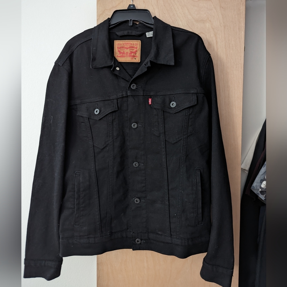 Levi's Men's Black Denim Trucker Jacket